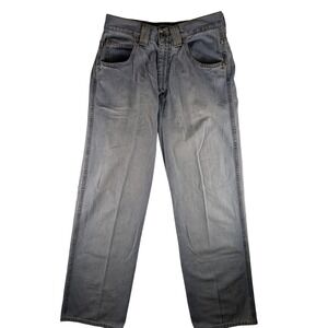 Mavi Jeans Wide‎ Leg Lived-In Light Wash Denim Pants Women's 28/32